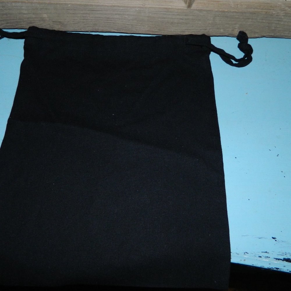 Rails Shoe Bag Drawstring Black Tote Dust Bag - Picture 2 of 2